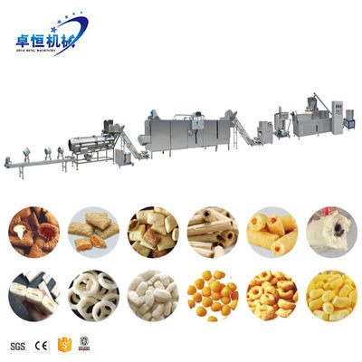 Machine automatique personnalisable de production de produits alimentaires à base de puff snack à tension 380v