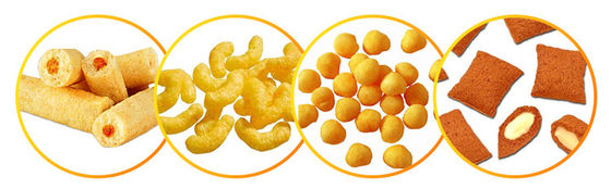 Machine automatique personnalisable de production de produits alimentaires à base de puff snack à tension 380v