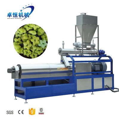 Siemens Motor Rice Corn Sticks Puff Snack Extruder Machine pour une production pratique