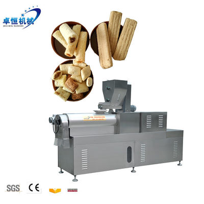 Machine de transformation des aliments Extrudeuse de collations gonflées pour la fabrication de collations remplissant automatiquement le noyau