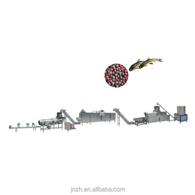 120 kg/h-1000 kg/h Capacité ligne de production automatique d'aliments pour poissons pour l'élevage durable