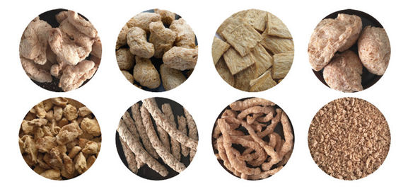 25*3*4 Machine automatique de fabrication de morceaux de protéines de soja avec certification CE