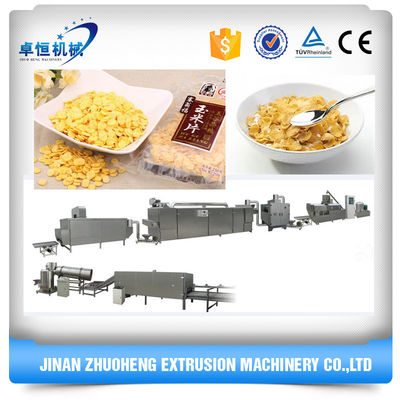 Extrudeuse à cornflex en acier inoxydable alimentaire et équipée de tuyaux de chauffage