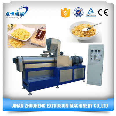 Extrudeuse à cornflex en acier inoxydable alimentaire et équipée de tuyaux de chauffage