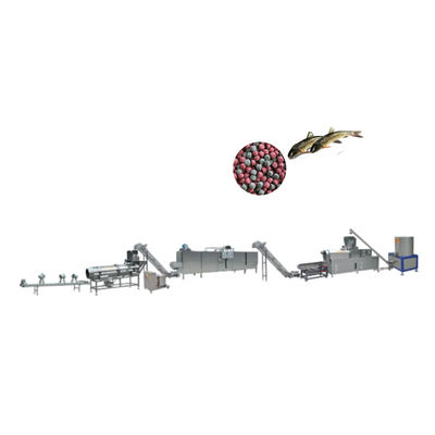 Machine de fabrication d'aliments pour poissons certifiée CE pour la production et le matériel en acier inoxydable
