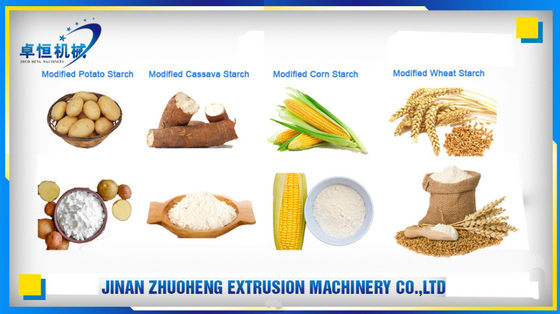 Machine d'extrusion d'amidon pour le forage d'huile en acier inoxydable