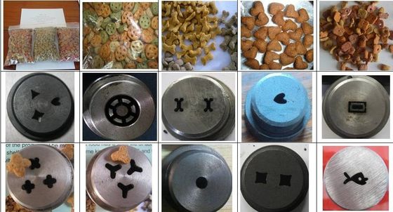 Ligne de production de transformation d'aliments pour animaux de compagnie avec extrudeuse en acier inoxydable entièrement automatique