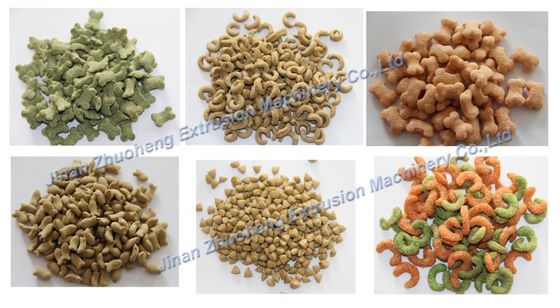 Ligne de machine d'extrudeuse de transformation d'aliments pour animaux de compagnie en acier inoxydable avec moteur Siemens en option