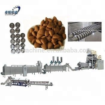 Extrudeuse de nourriture pour animaux de compagnie en acier inoxydable pour tension 220v/380v/50Hz et autres exigences