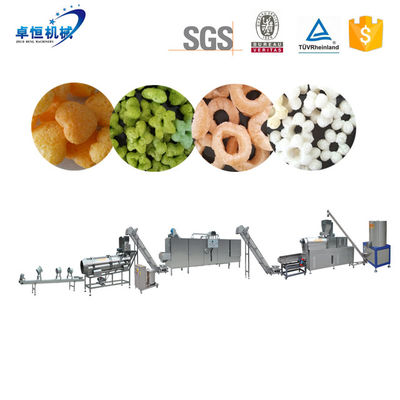 Convient pour la fabrication de collations alimentaires 90kw machine à extruder des collations alimentaires multifonctionnelle