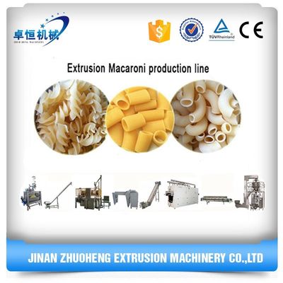 Ligne de production industrielle de pâtes de macaronis avec un fonctionnement facile et des options personnalisées