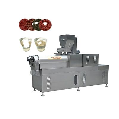 Ligne de production d'aliments pour animaux de compagnie Machine d'extrusion de mélangeur pour les aliments pour poissons riches en protéines dans les aliments