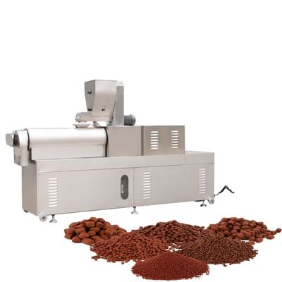 Ligne de production d'aliments pour animaux de compagnie Machine d'extrusion de mélangeur pour les aliments pour poissons riches en protéines dans les aliments