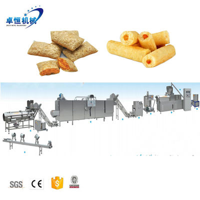 800-1200 kg/h Sécheuse électrique chauffage Céréales Puffing Snacks Machine d'extrusion alimentaire