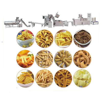 3000 kg de capacité Frits Bugles Chips Snacks Ligne de production pour la nourriture