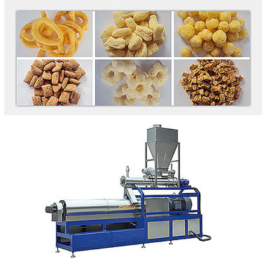 Extrudeuse automatique de poudre de maïs de petite capacité de 3000 kg pour la production de snacks