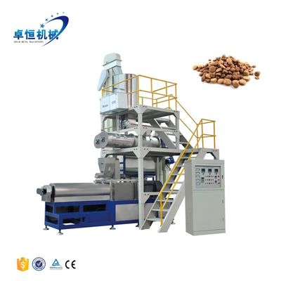 Ligne de production d'équipements de transformation de granulés de nourriture pour chiens pour animaux de compagnie pour acheteurs avancés