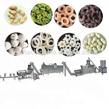 Condition haute productivité Puff Snack Food Extruder ligne de production de la machine de fabrication