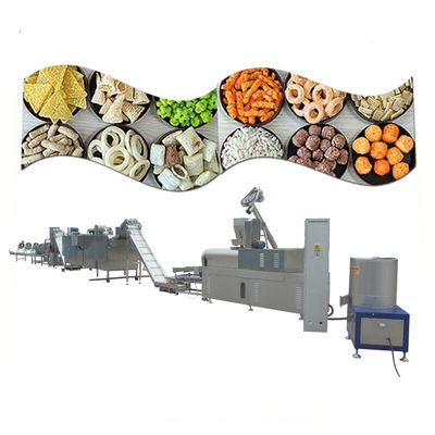 Machine de production entièrement automatique de riz gonflé de maïs gonflé de collations de transformation alimentaire