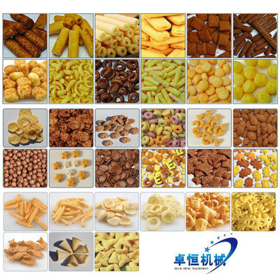 75kw machine automatique de maïs riz fromage boulette pouf collation pour de Zhuoheng