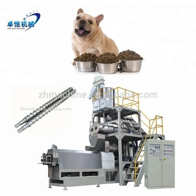 Machine de production de nourriture pour animaux de compagnie avec extrudeuse automatique de nourriture pour chiens sèche personnalisée