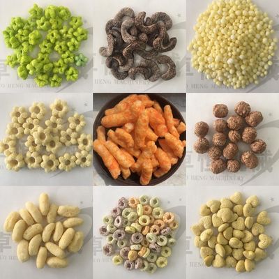Économies d'énergie Déjeuner des collations gonflées Extrudeuse alimentaire pour la ligne de production de gonflement de maïs