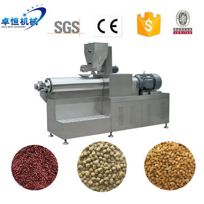 Machine de fabrication de nourriture pour animaux de compagnie à grain sec Extrudeuse flottante pour aliments pour poissons pour chiens et chats