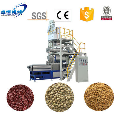 Machine de fabrication de nourriture pour animaux de compagnie à grain sec Extrudeuse flottante pour aliments pour poissons pour chiens et chats