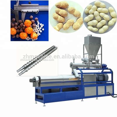 1500 kg de farine de maïs Extrusion Flex Instant Puff Crunch Céréales Snacks Ligne de production alimentaire