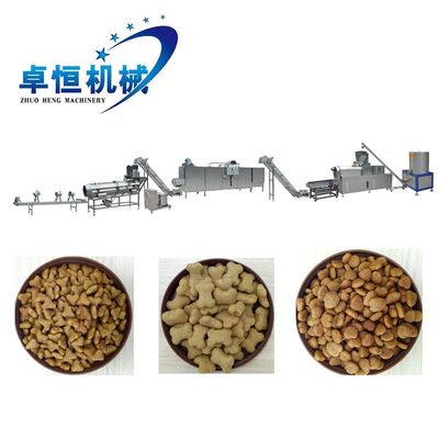 L' acier inoxydable alimentation automatique pour animaux de compagnie alimentation pour poissons pellets de fabrication de transformation ligne de production