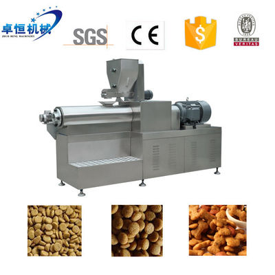 Extrudeuse de transformation de granulés de nourriture pour animaux de compagnie de 1500 kg pour ligne automatique complète de nourriture pour chats et chiens
