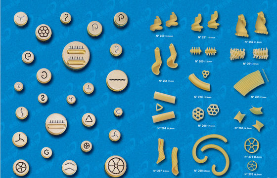 Machine de fabrication de pâtes à base de farine de blé de 100 kg/h pour la production industrielle automatique de macaronis