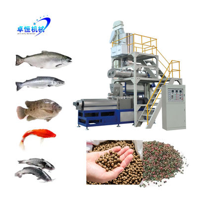 Machine d'extrusion de granulés flottante pour les aliments pour poissons avec moteur principal Siemens de Zhuoheng