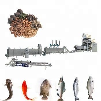 Machines de fabrication flottantes automatiques d'aliments pour poissons avec service après vente fourni