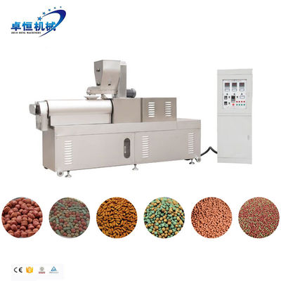 5 tonnes/h Machine entièrement automatique pour la fabrication de l'alimentation des animaux de compagnie et des poissons 23*3*3m