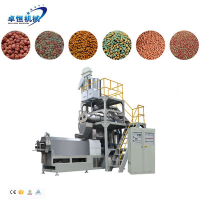 5 tonnes/h Machine entièrement automatique pour la fabrication de l'alimentation des animaux de compagnie et des poissons 23*3*3m