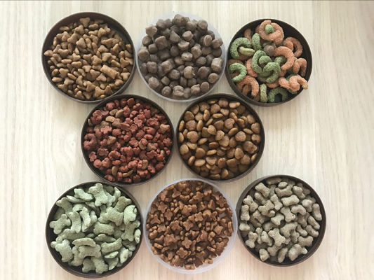 Ligne de production complète machine de traitement de l'extrudeuse alimentaire pour chiens de compagnie en acier inoxydable