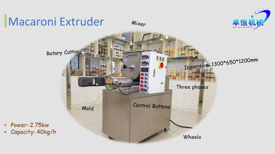 Machine automatique de fabrication de pâtes et de macaronis avec certification CE entièrement automatique