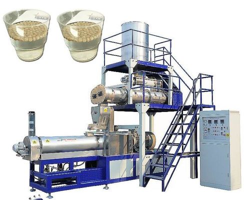 La machine à extruder les granulés pour les aliments pour poissons flottant et coulant en argent
