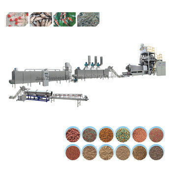 La machine à extruder les granulés pour les aliments pour poissons flottant et coulant en argent