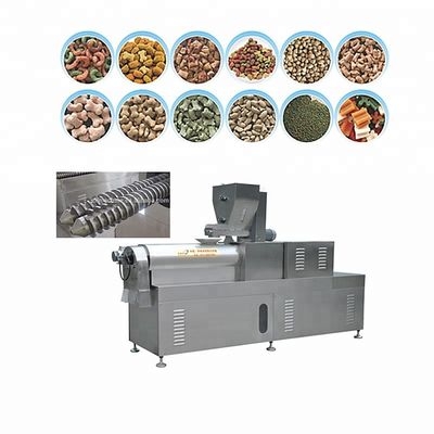 Components de base du moteur Machine de fabrication d'aliments pour animaux de compagnie 15000*2500*4000MM pour une sortie automatisée