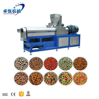 Extrudeuse à double vis ligne de transformation alimentaire pour chiens ligne de fabrication pour 23*3*3m Taille