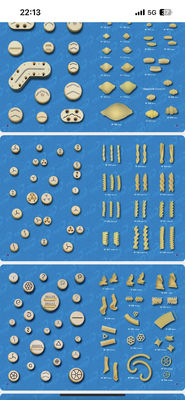 Components moteurs commerciaux de base Machine de fabrication de pâtes pour la production de macaronis Fusilli